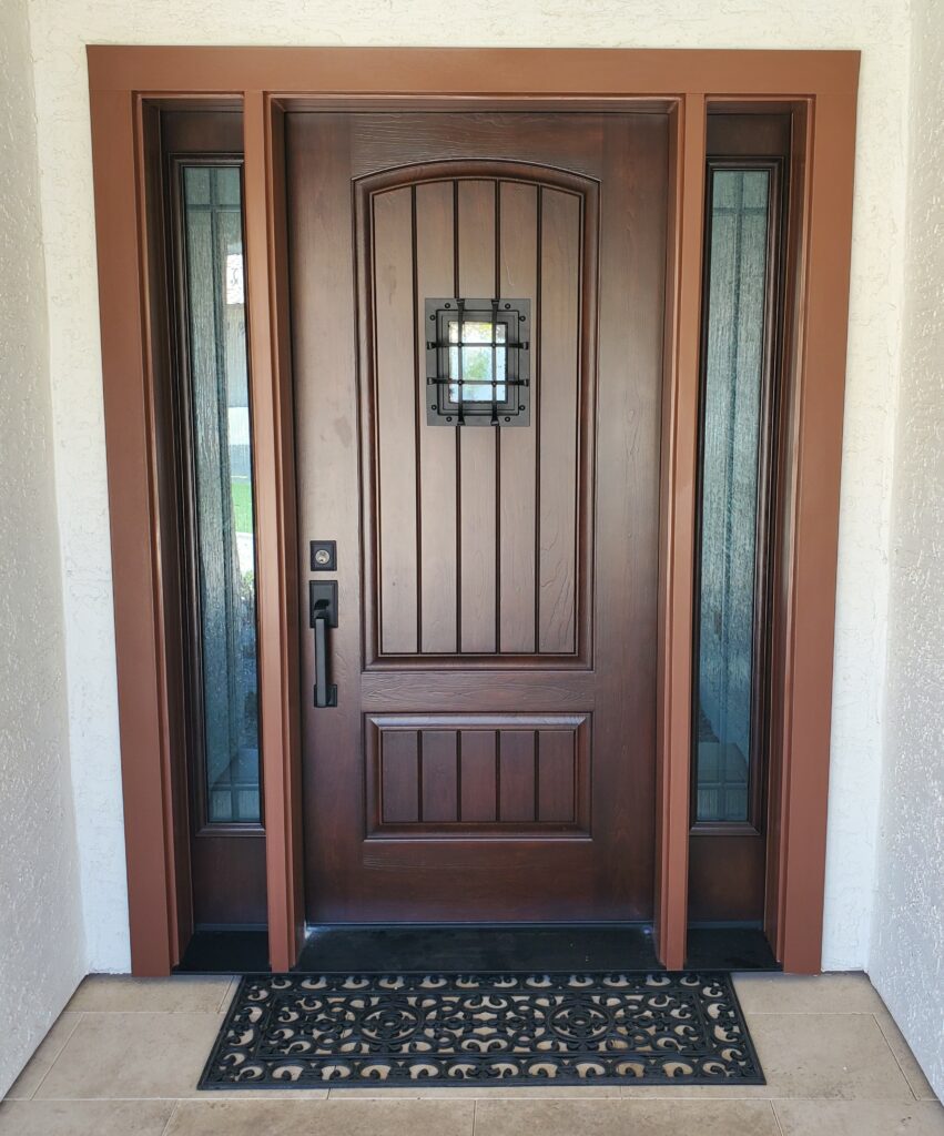 Brown Exterior Door