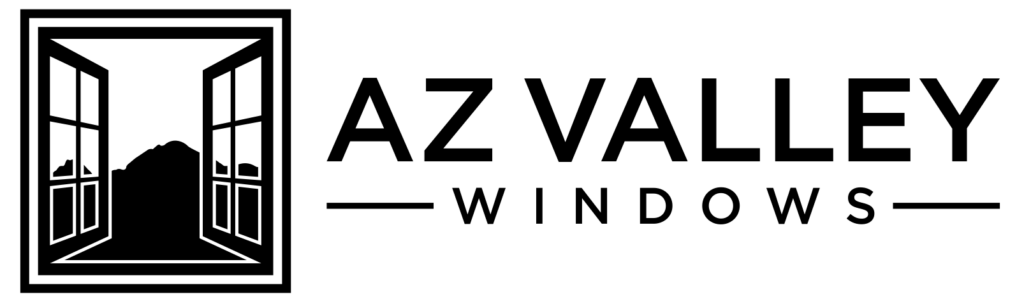 AZ Valley Windows Black Logo